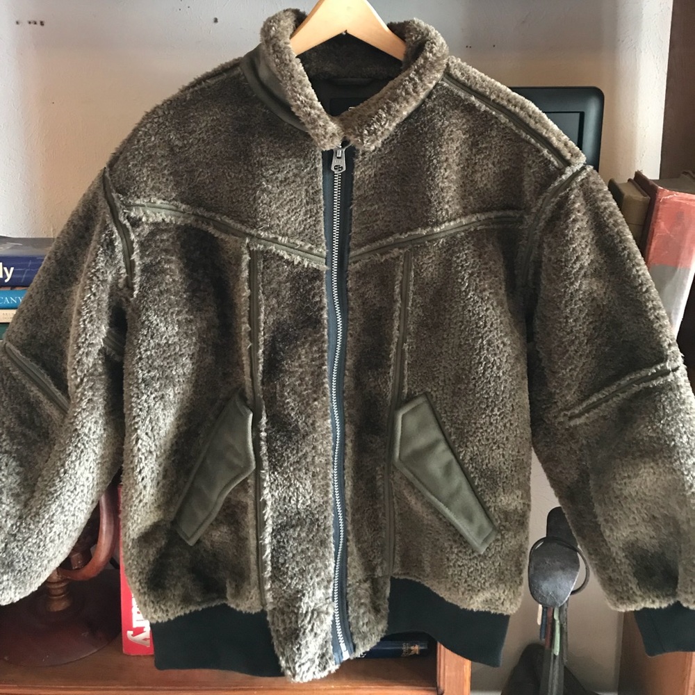 G-STAR Deline Faux Fur Lined Bomber Jacket
